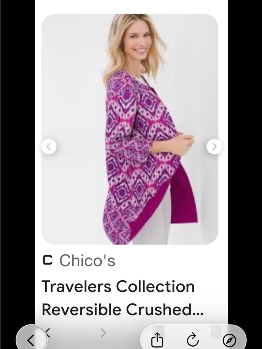 Chico's Pink and Purple Midi Dress with cardigan
